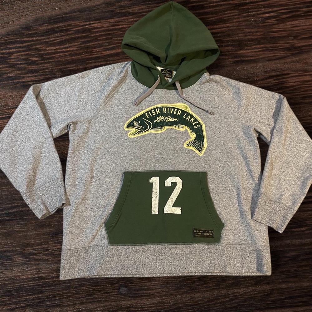 L.L. Bean Todd Snyder Fishing Hoodie Organic Cotton XL